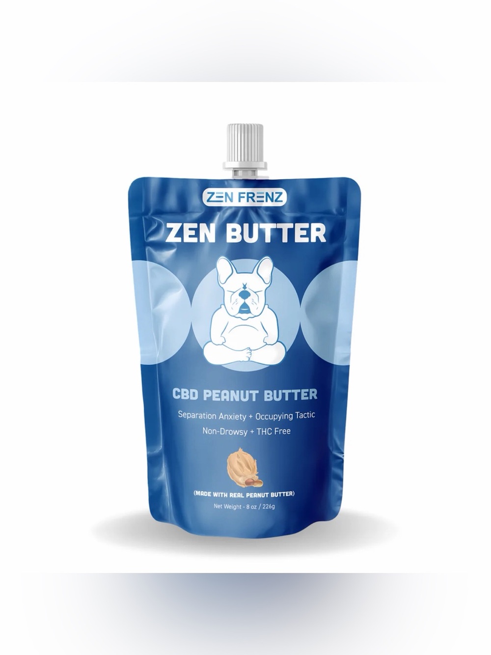 NEW Zen Butter Peanut Butter Pouch 8 Oz